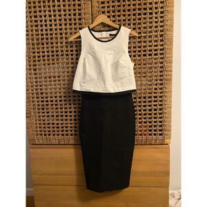 Banana Republic Sloan-Fit Layered Sheath sz 4 NEW